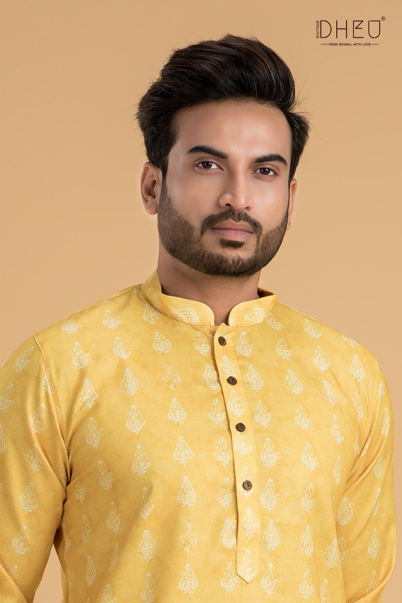 Exclusive Designer Printed Cotton Kurta