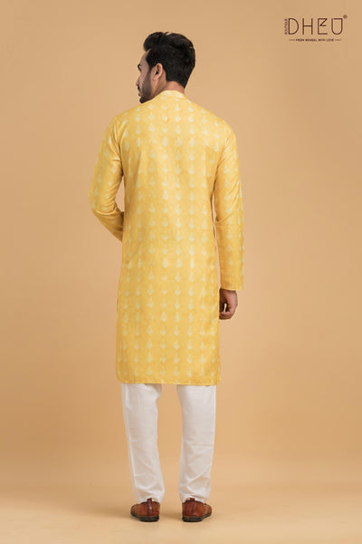 Exclusive Designer Printed Cotton Kurta