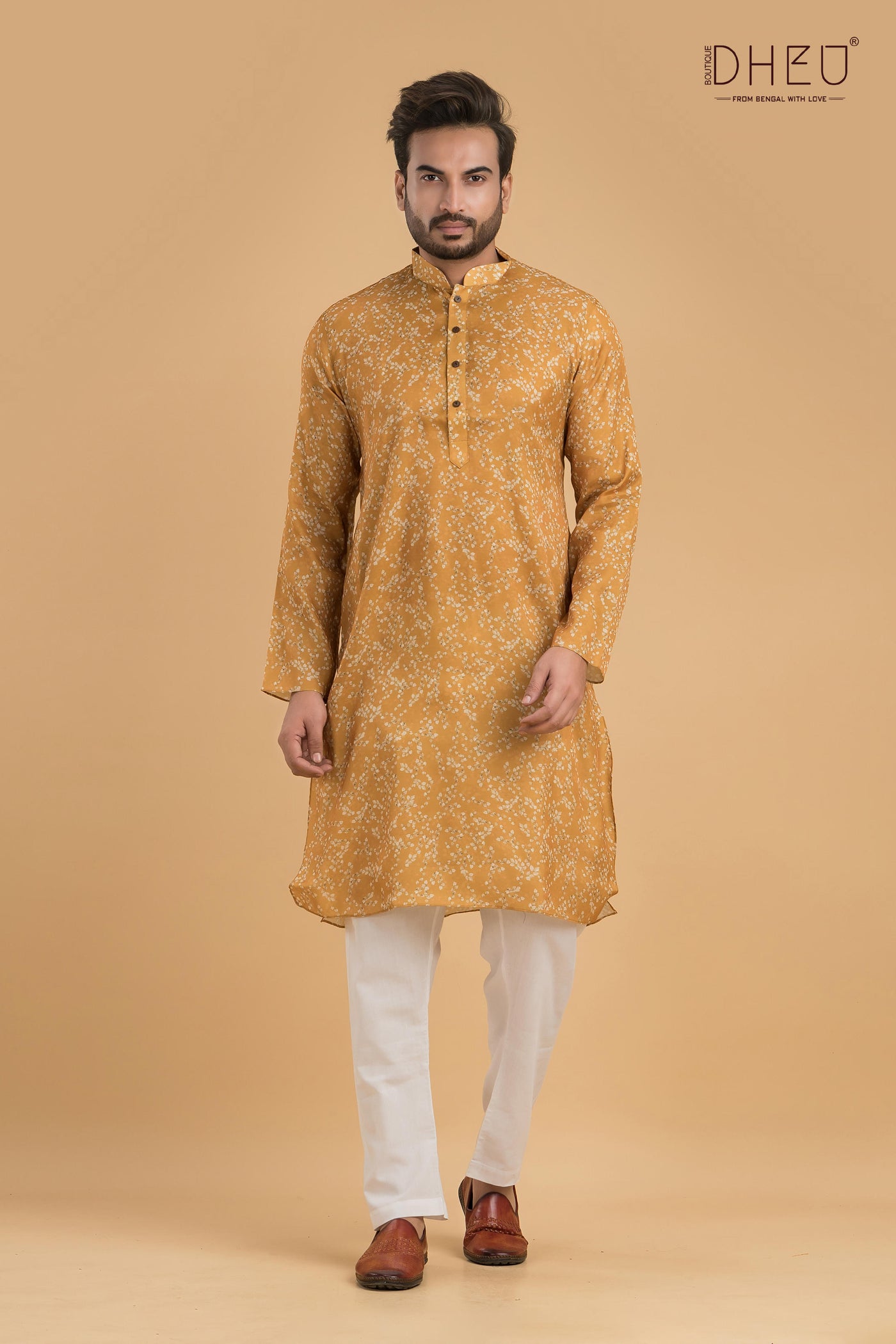 Exclusive Designer Printed Cotton Kurta