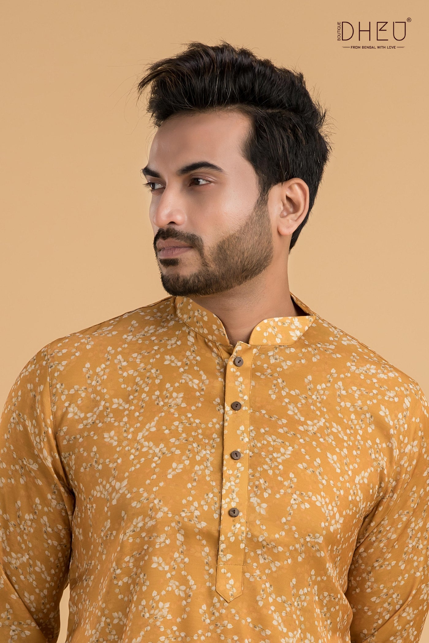 Exclusive Designer Printed Cotton Kurta