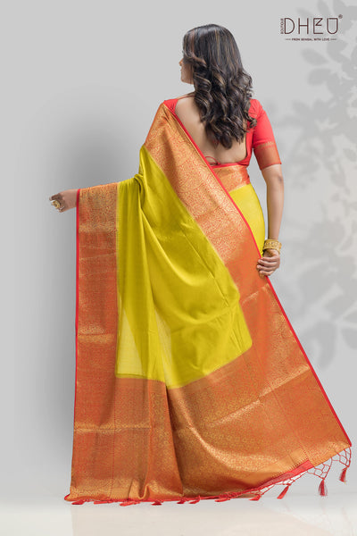 Designer Brocade Silk Saree