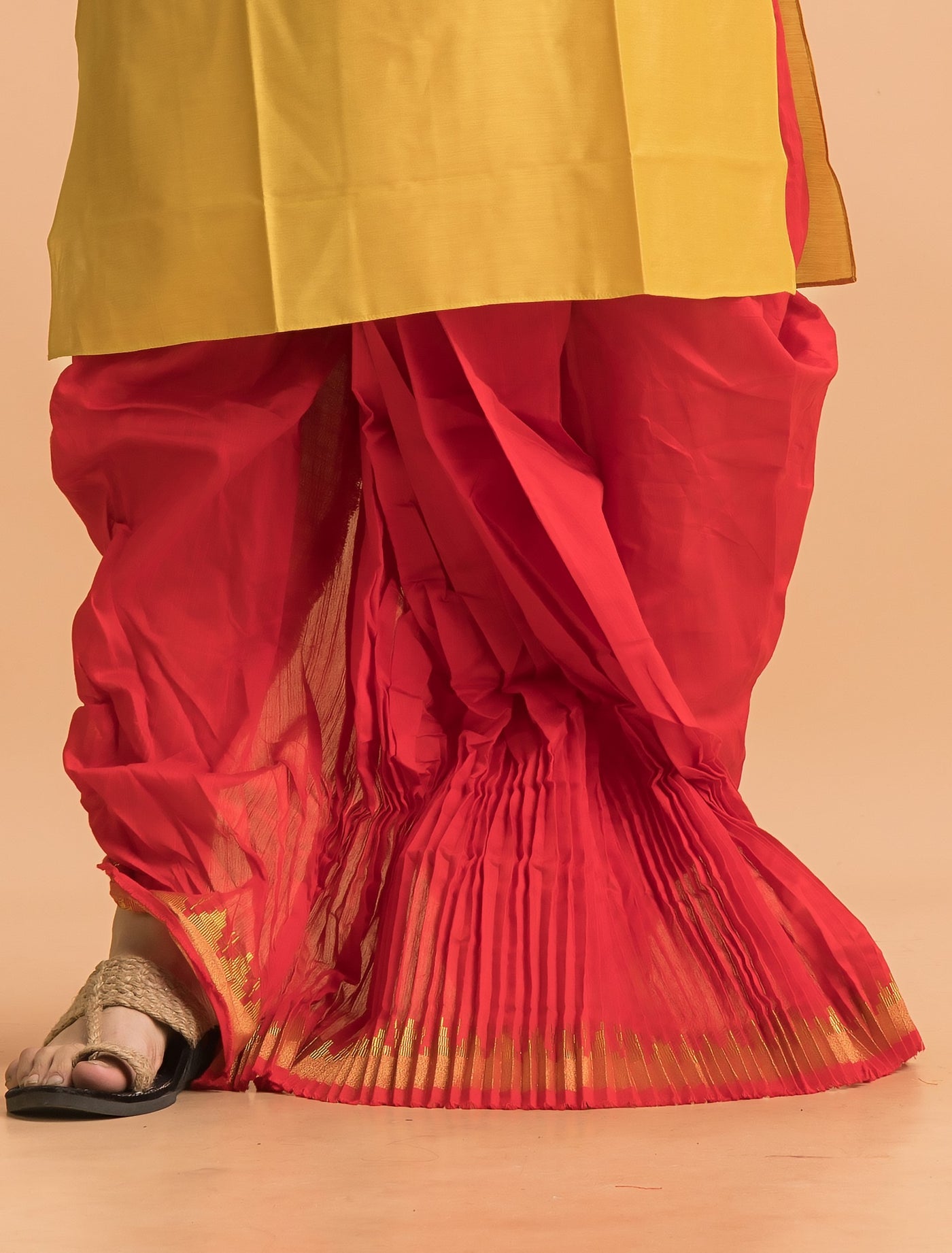 Designer Silk Dhoti- Ready to wear