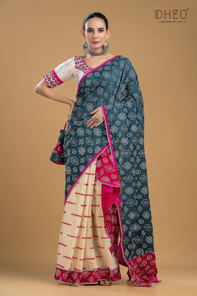 Dheu Exclusive -Designer Mekhela Sador
