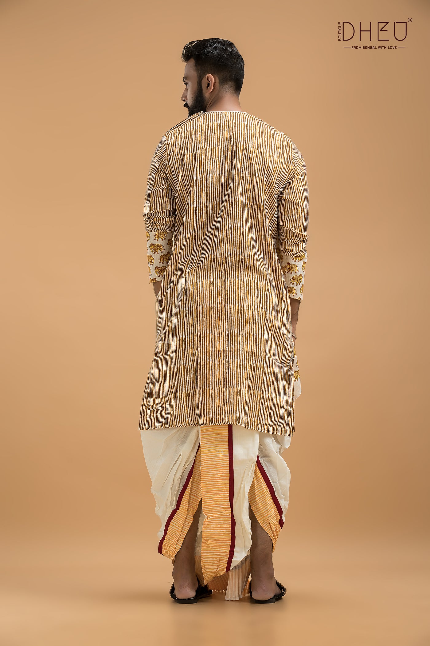 Dheu Exclusive Designer Kurta & Dhoti(Optional) Set