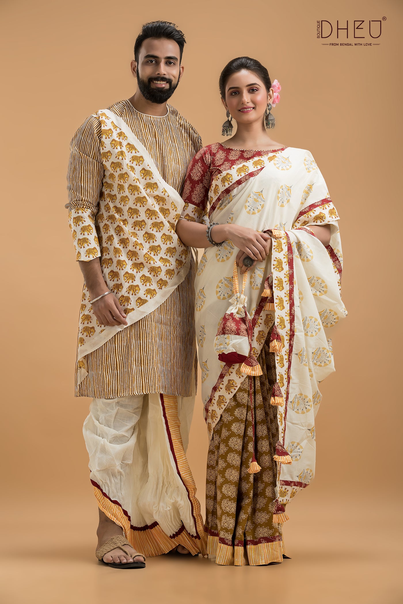 Pathe Holo Dekha- Designer Couple Set