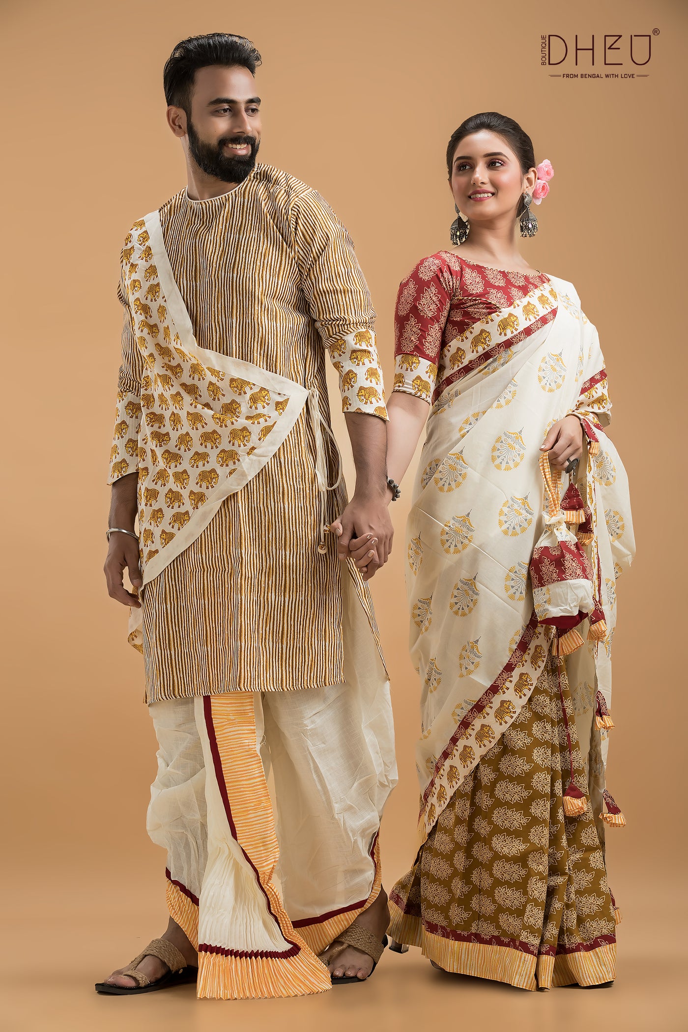 Pathe Holo Dekha- Designer Couple Set