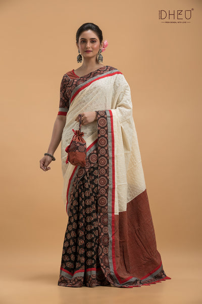 Dheu Signature Fusion Saree