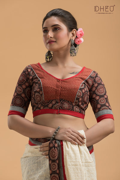 Dheu Signature Fusion Saree