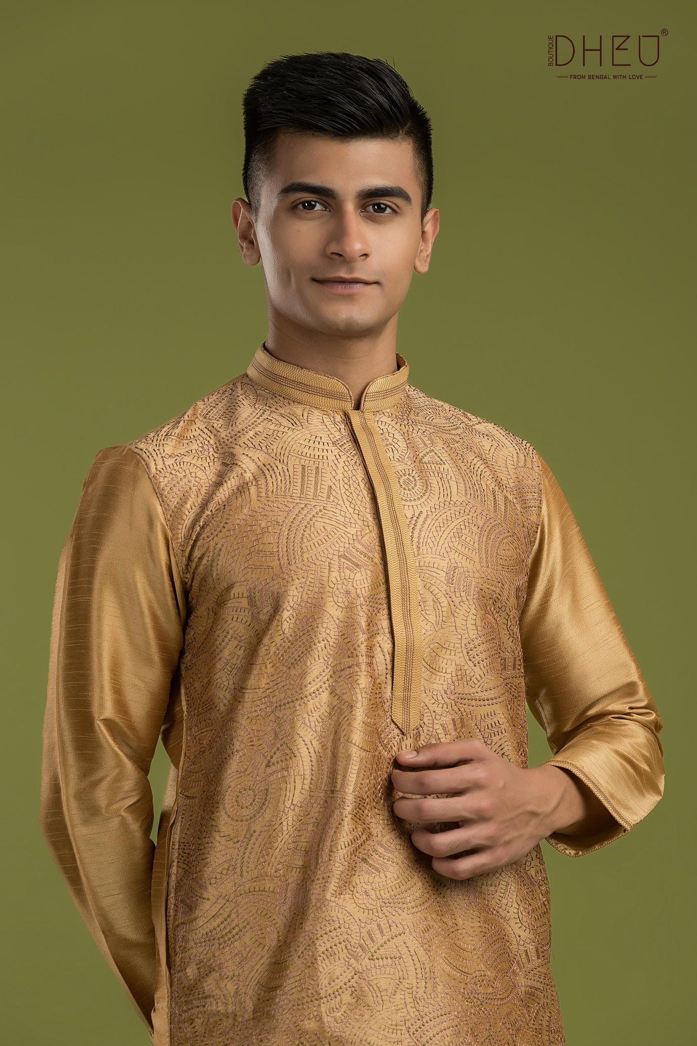 Designer Kurta & Dhoti(Optional) Set