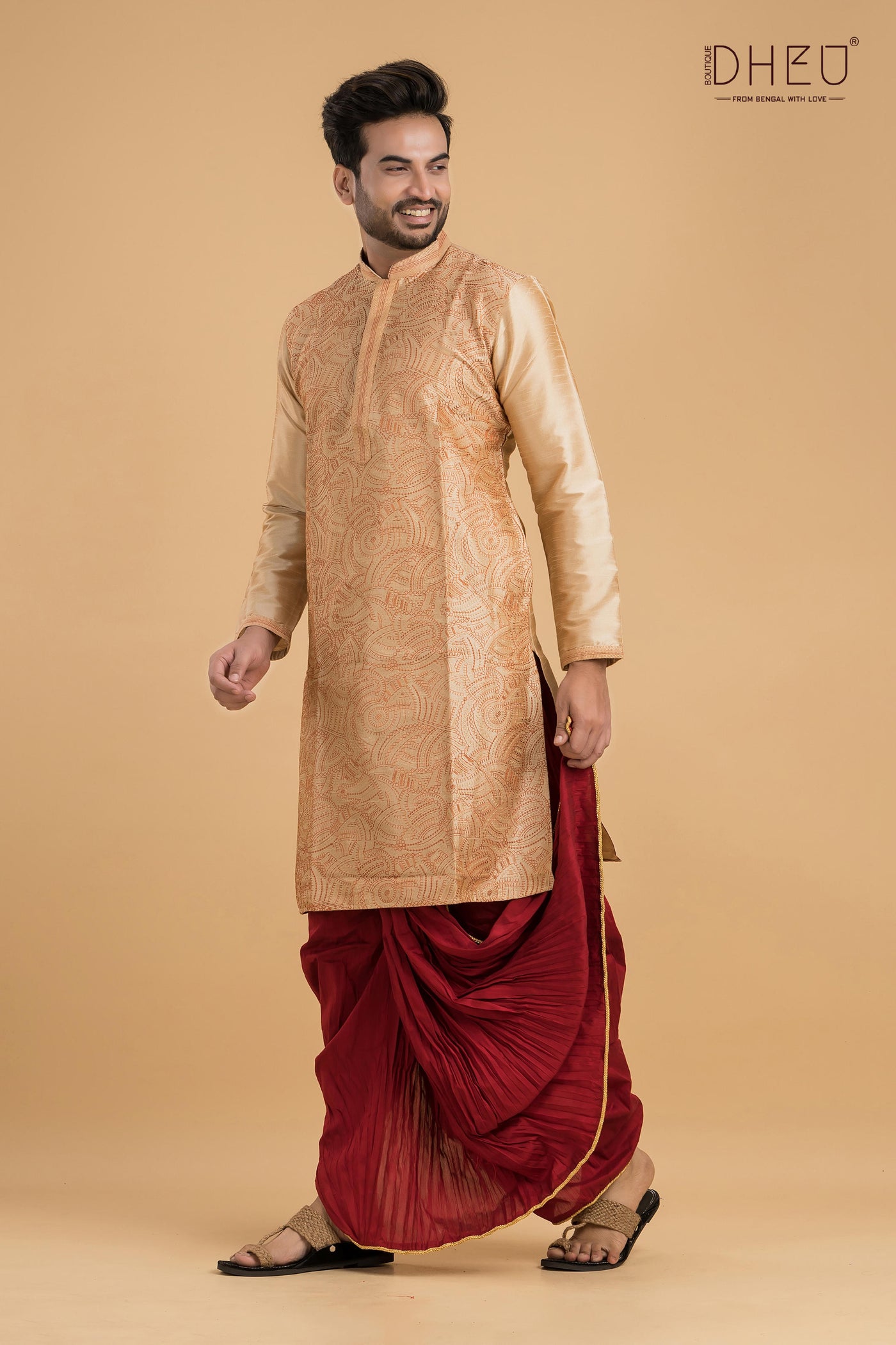 Music Master- Designer Kurta & Dhoti(Optional) Set