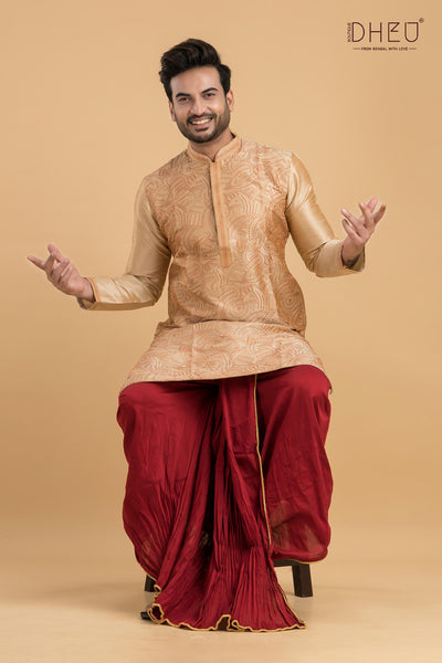 Music Master- Designer Kurta & Dhoti(Optional) Set