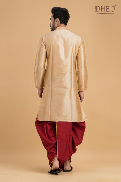 Music Master- Designer Kurta & Dhoti(Optional) Set