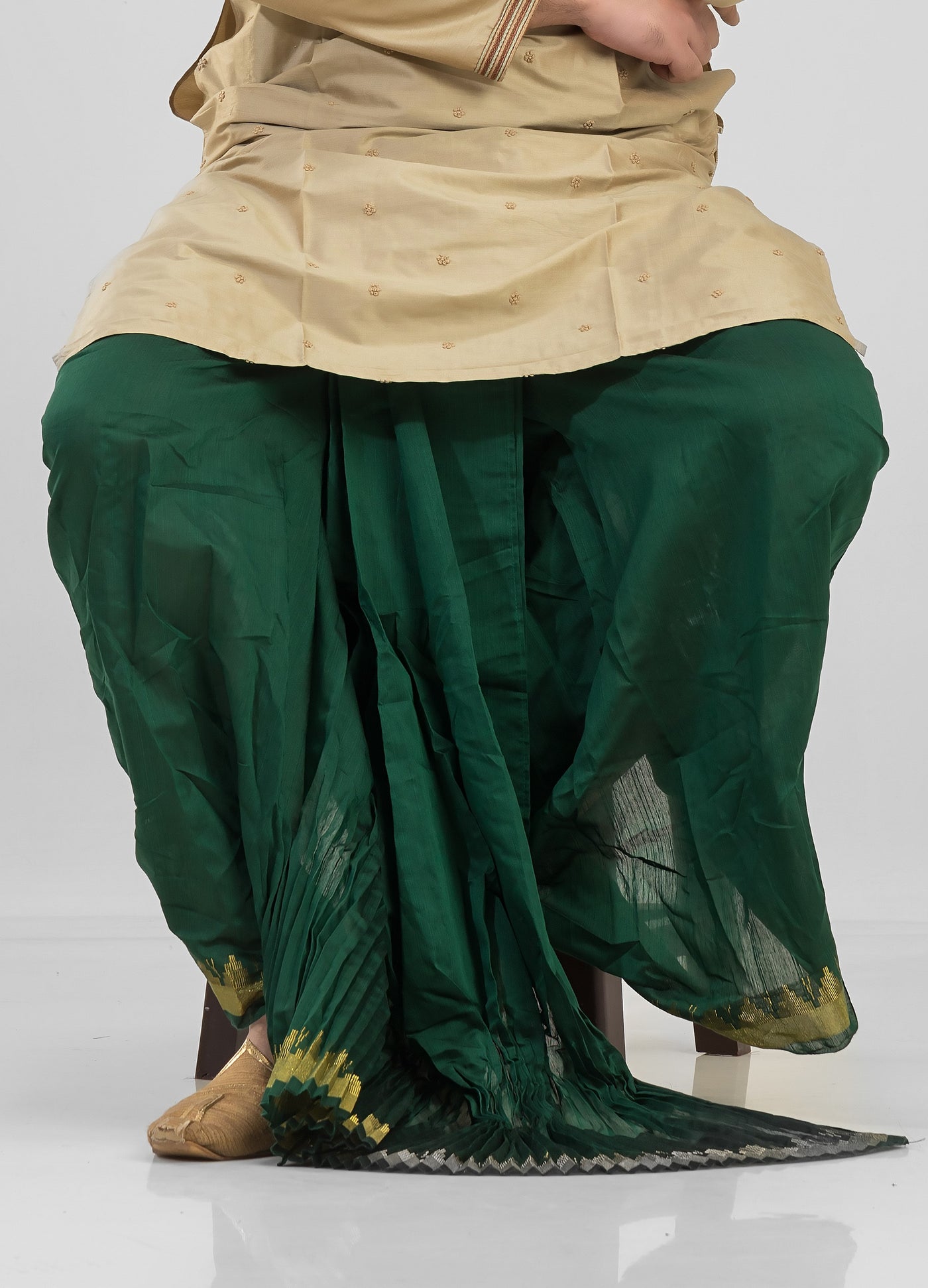 Designer Silk Dhoti- Ready to wear