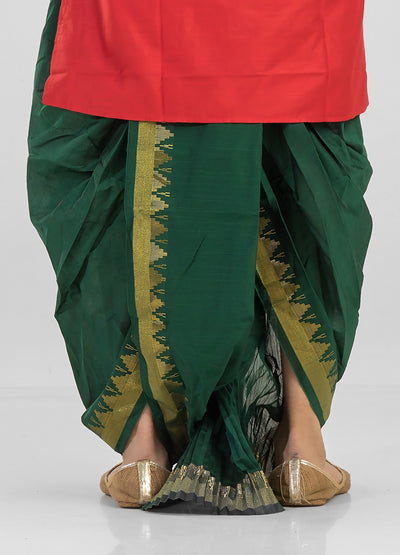 Designer Silk Dhoti- Ready to wear