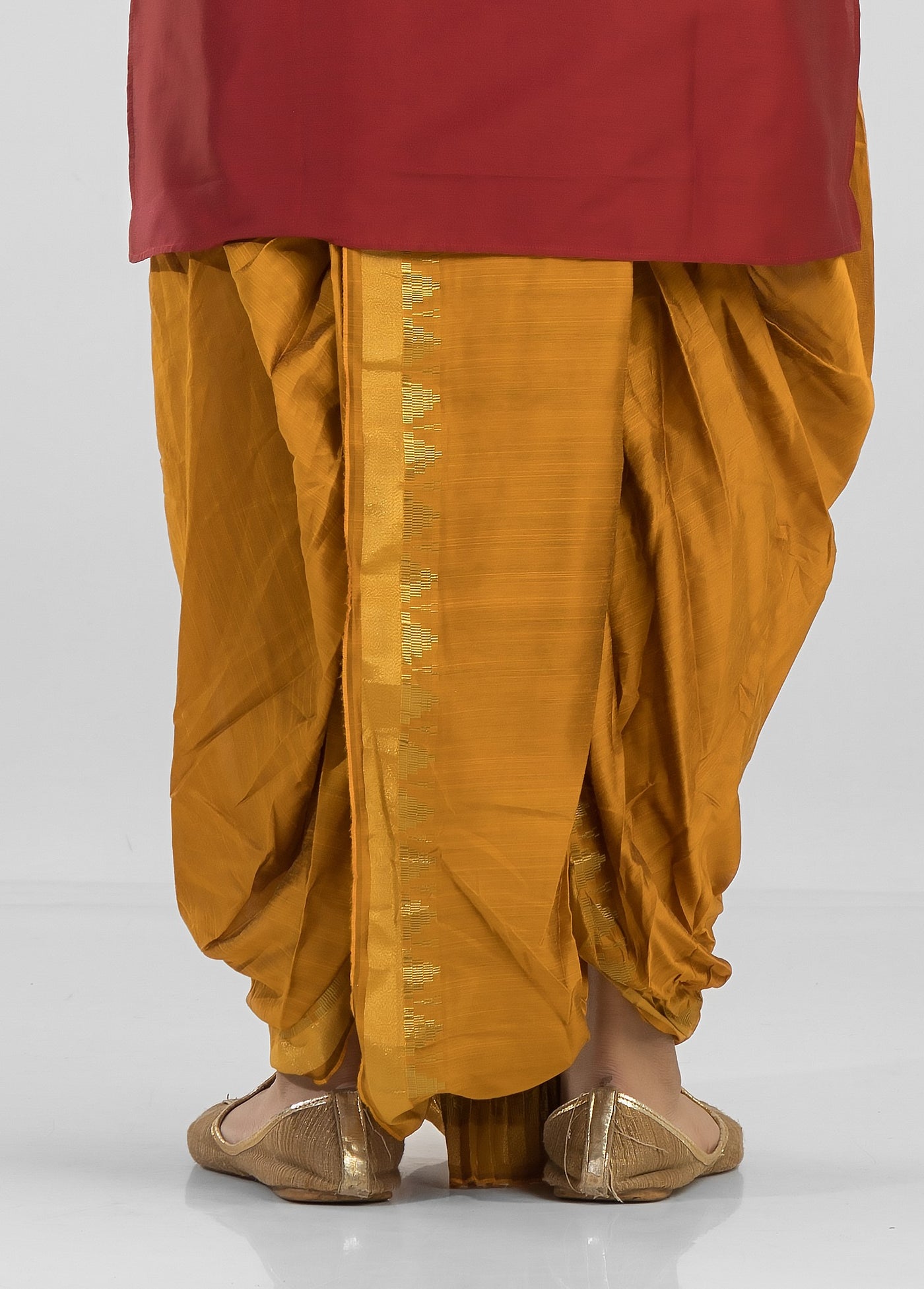 Designer Silk Dhoti- Ready to wear