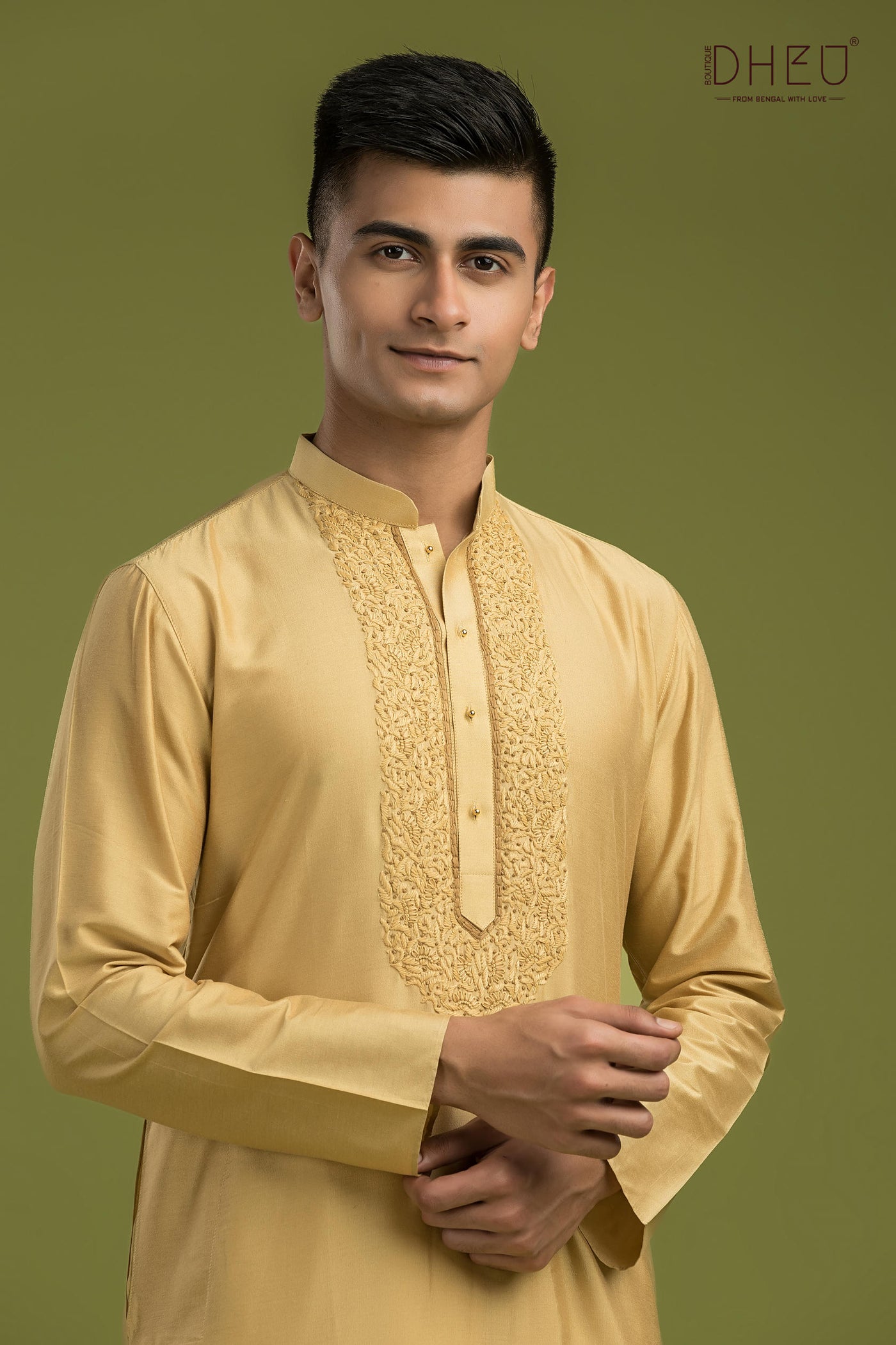 Exclusive Wedding Kurta & Dhoti(Optional) Set