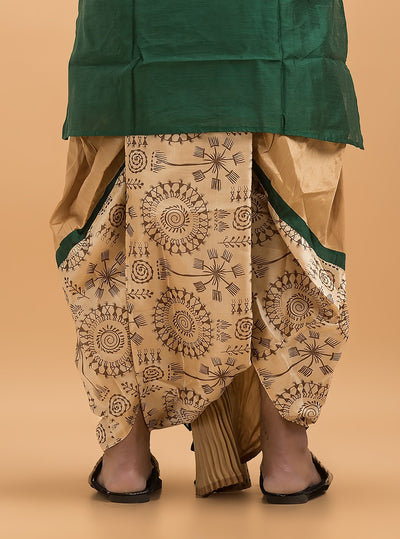 Designer Silk Dhoti- Ready to wear