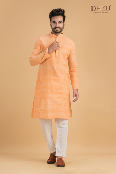 Pure Cotton Men's Kurta