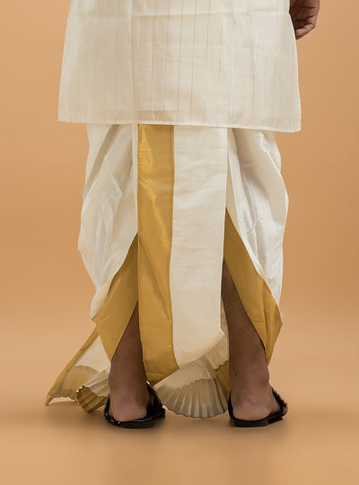 Designer Silk Dhoti- Ready to wear