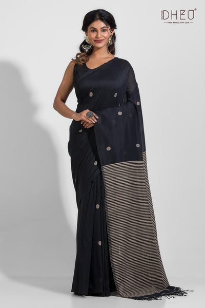 Tapti-Pure Khadi Tangail Cotton Saree