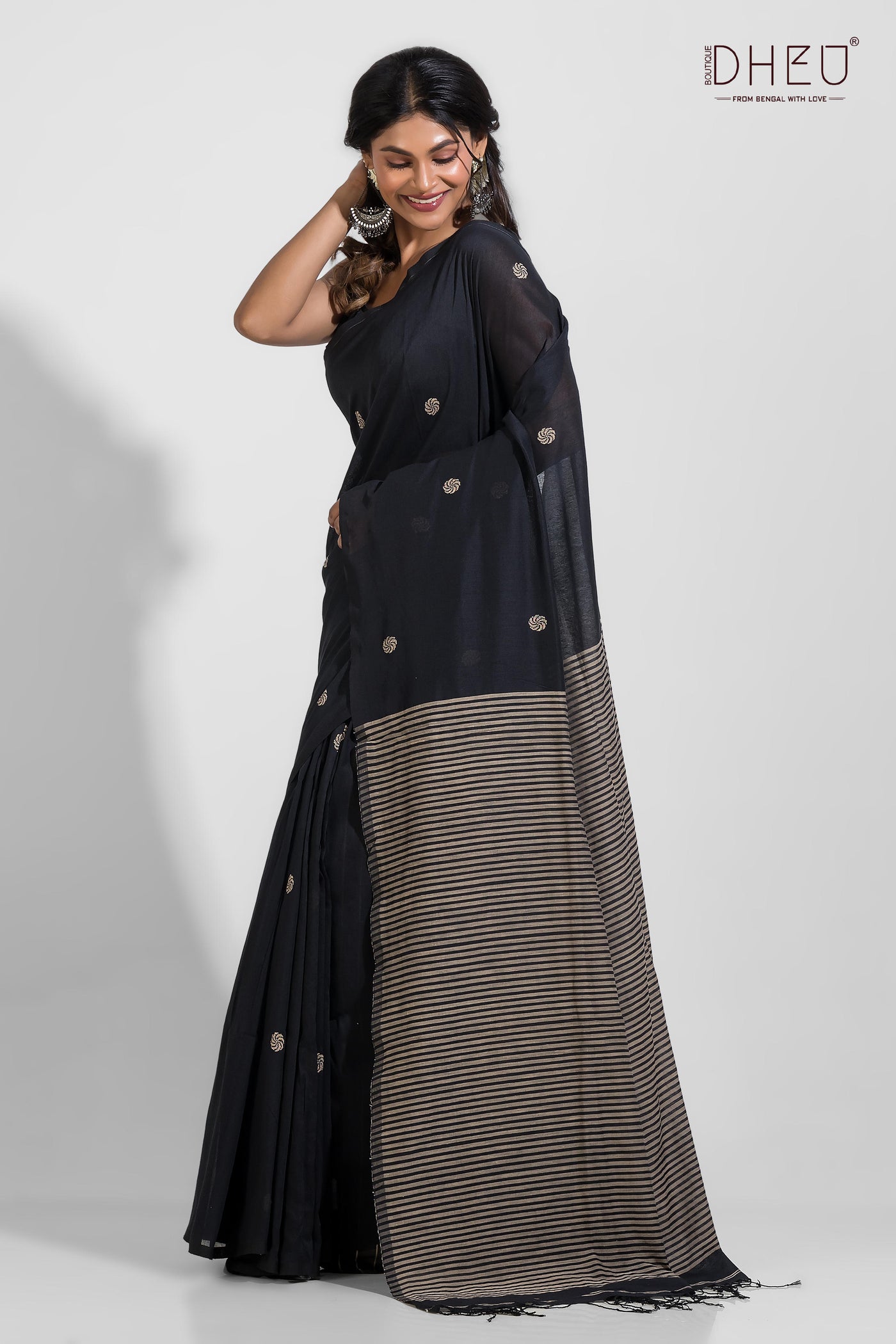 Tapti-Pure Khadi Tangail Cotton Saree