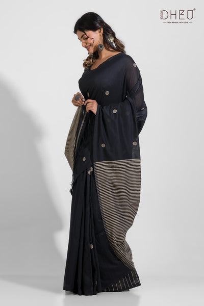 Tapti-Pure Khadi Tangail Cotton Saree