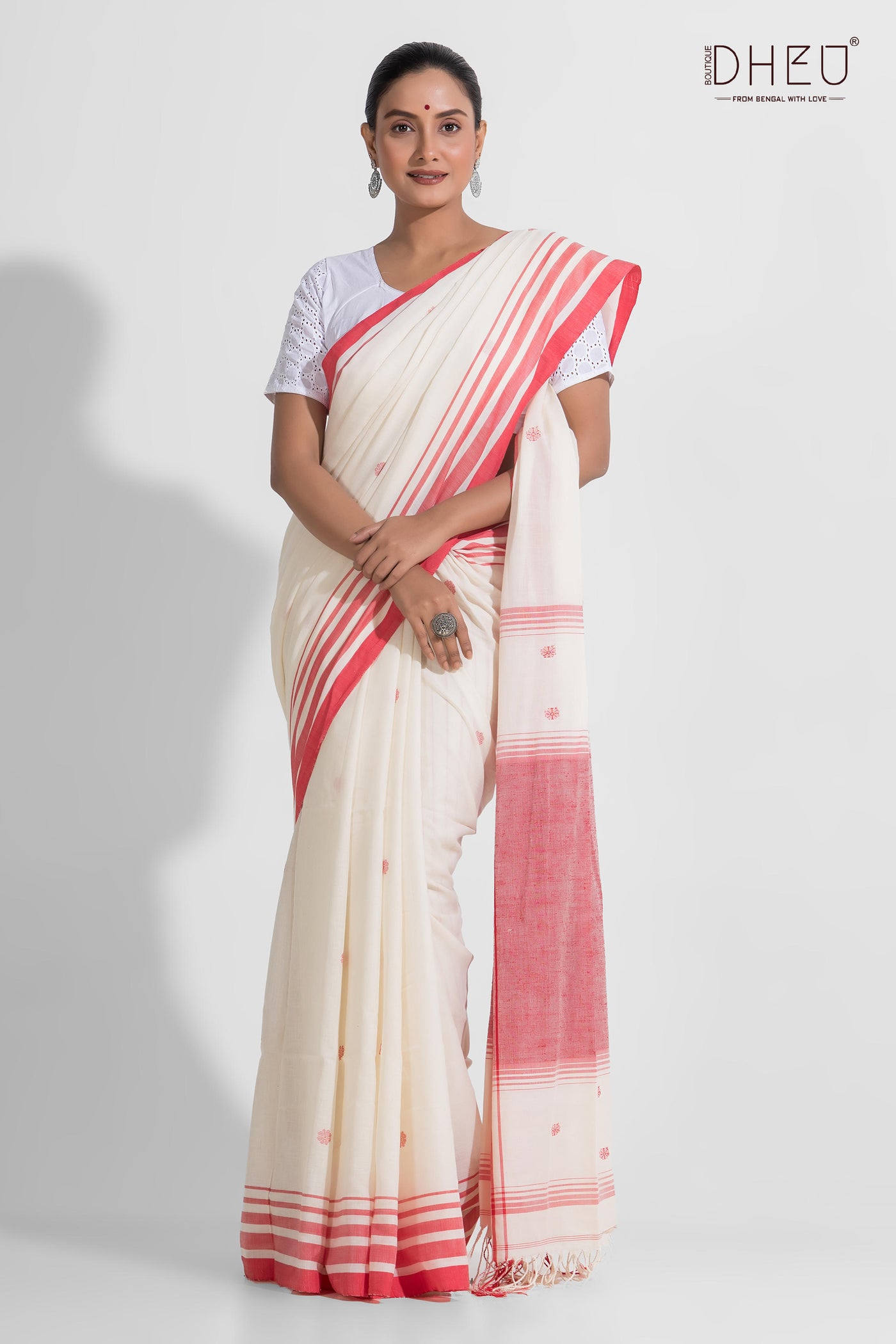 Pure Khadi Cotton Saree