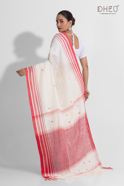 Pure Khadi Cotton Saree