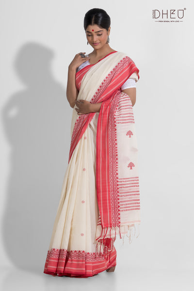 Pure Khadi Cotton Saree