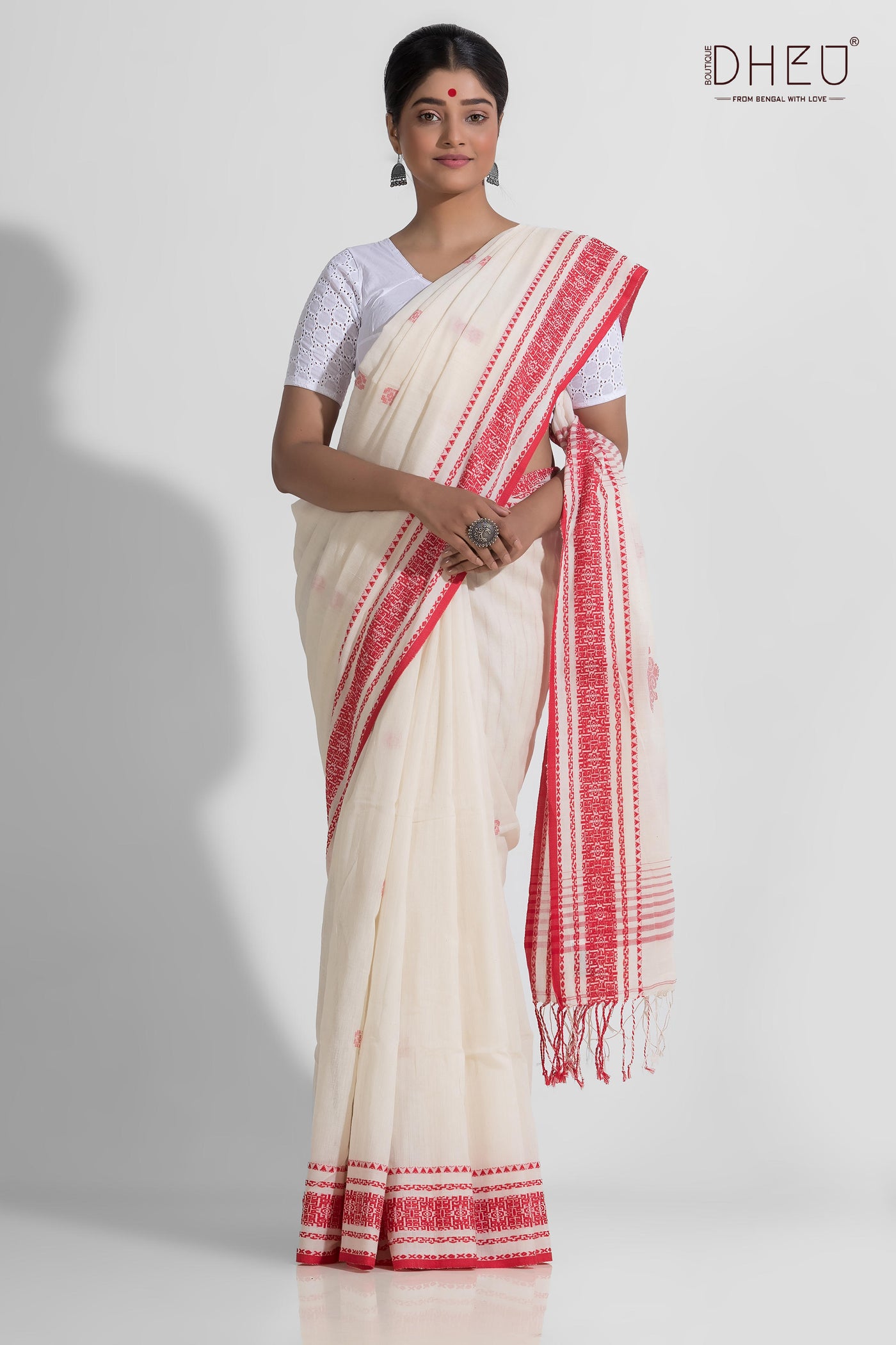 Pure Khadi Cotton Saree