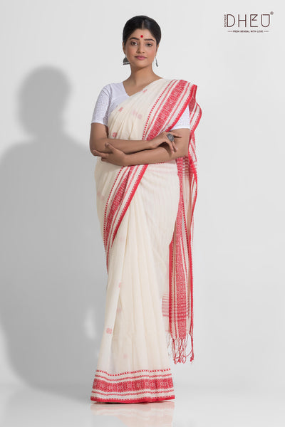 Pure Khadi Cotton Saree