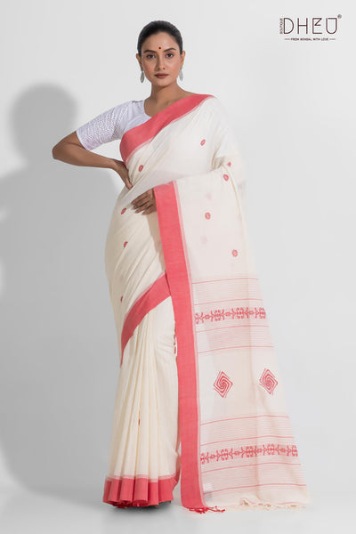 Pure Khadi Cotton Saree