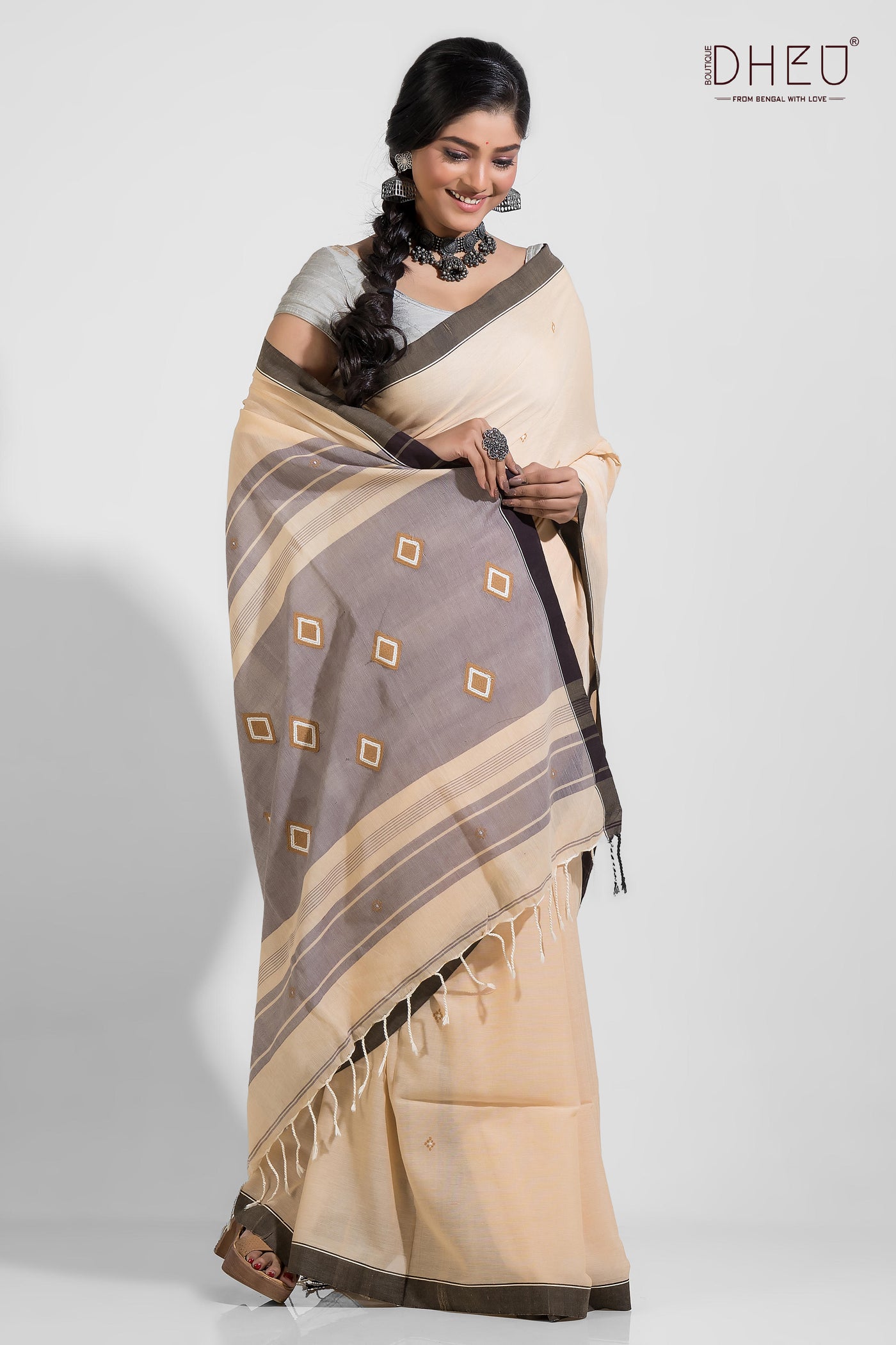 Mayurakshi - Pure Khadi Saree