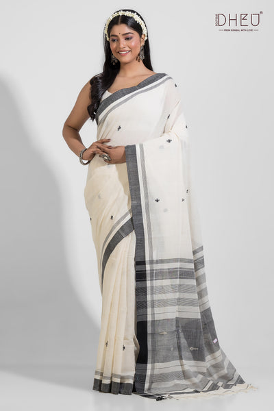 Ravi-Pure Khadi Saree