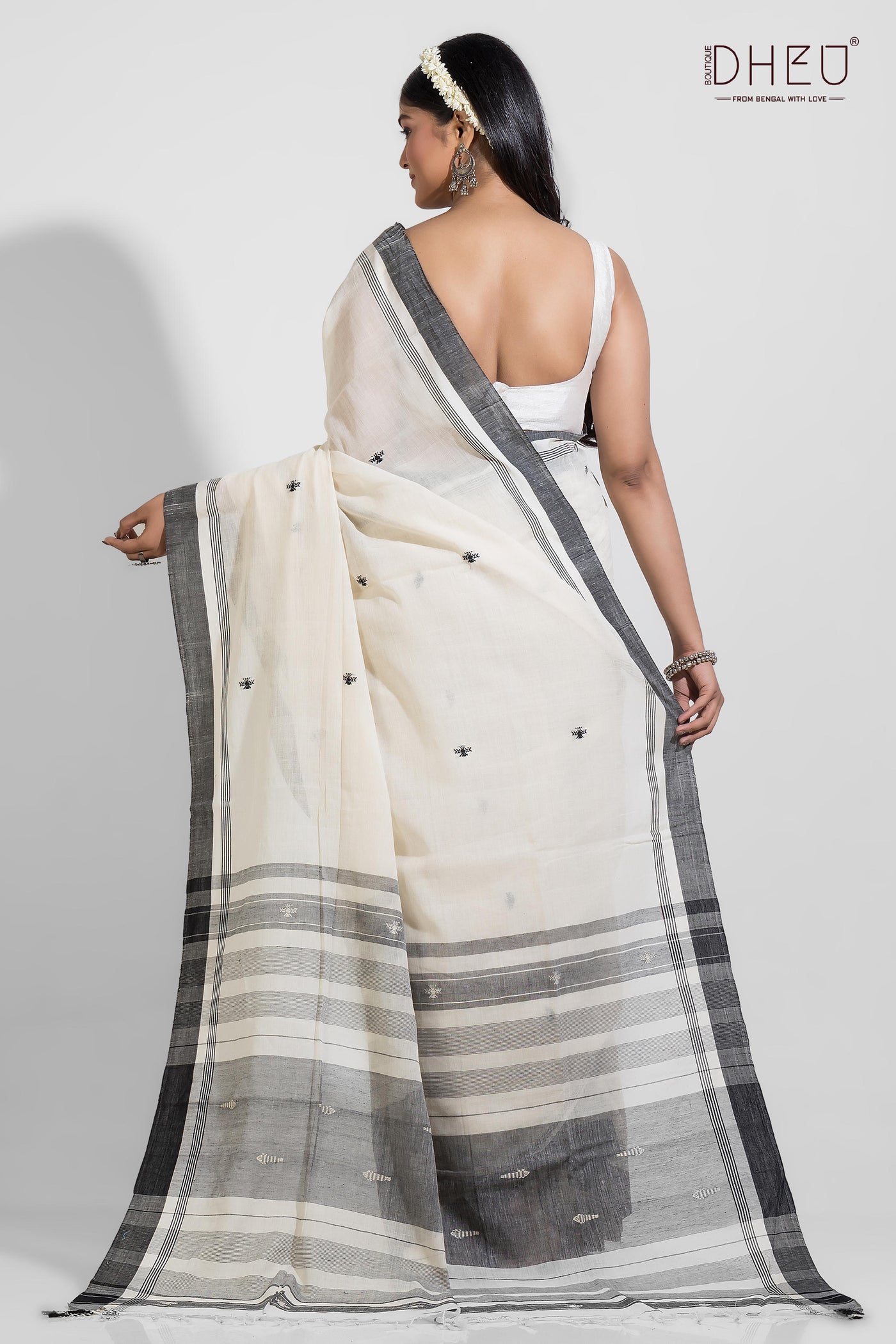 Ravi-Pure Khadi Saree