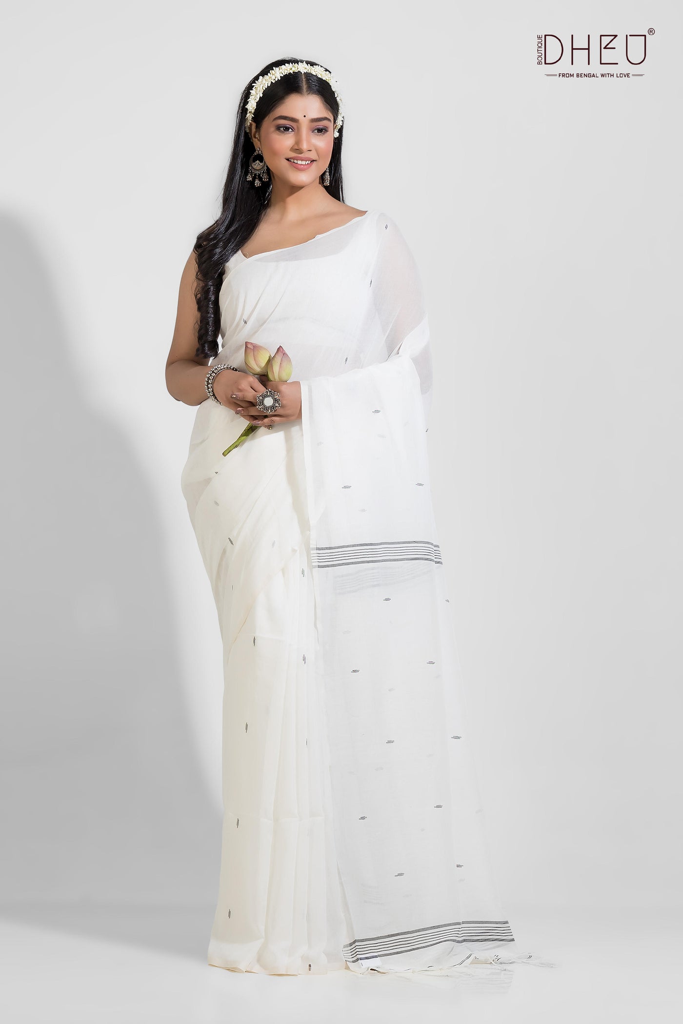 Mahi-Pure Khadi Saree