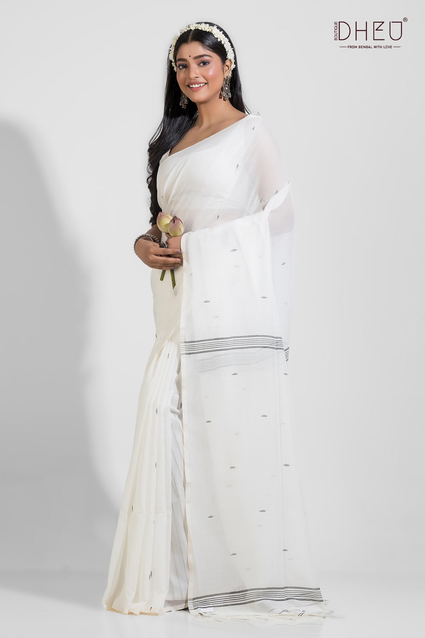 Mahi-Pure Khadi Saree