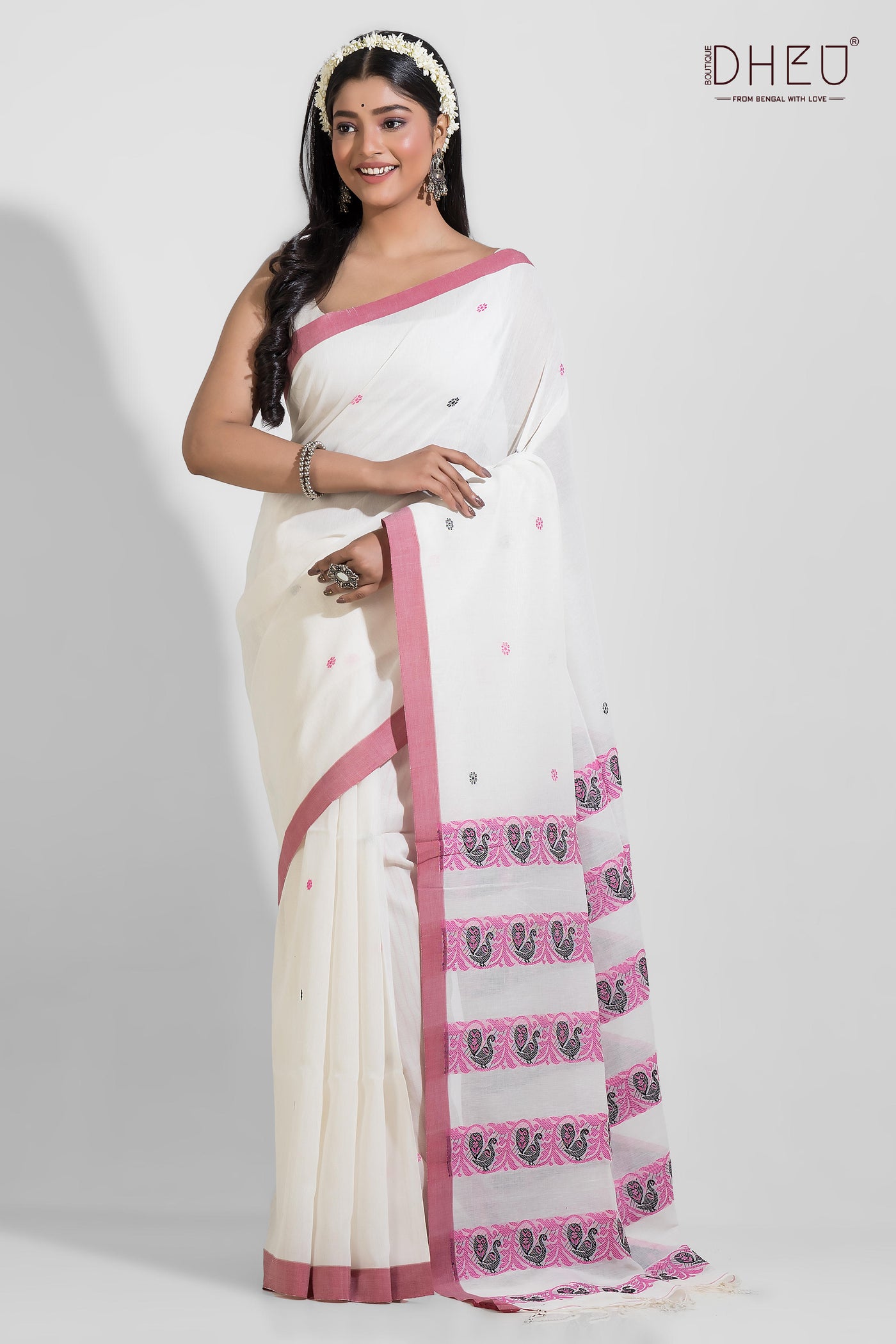 Pure Khadi Cotton Saree (With Handloom Mark Certified)