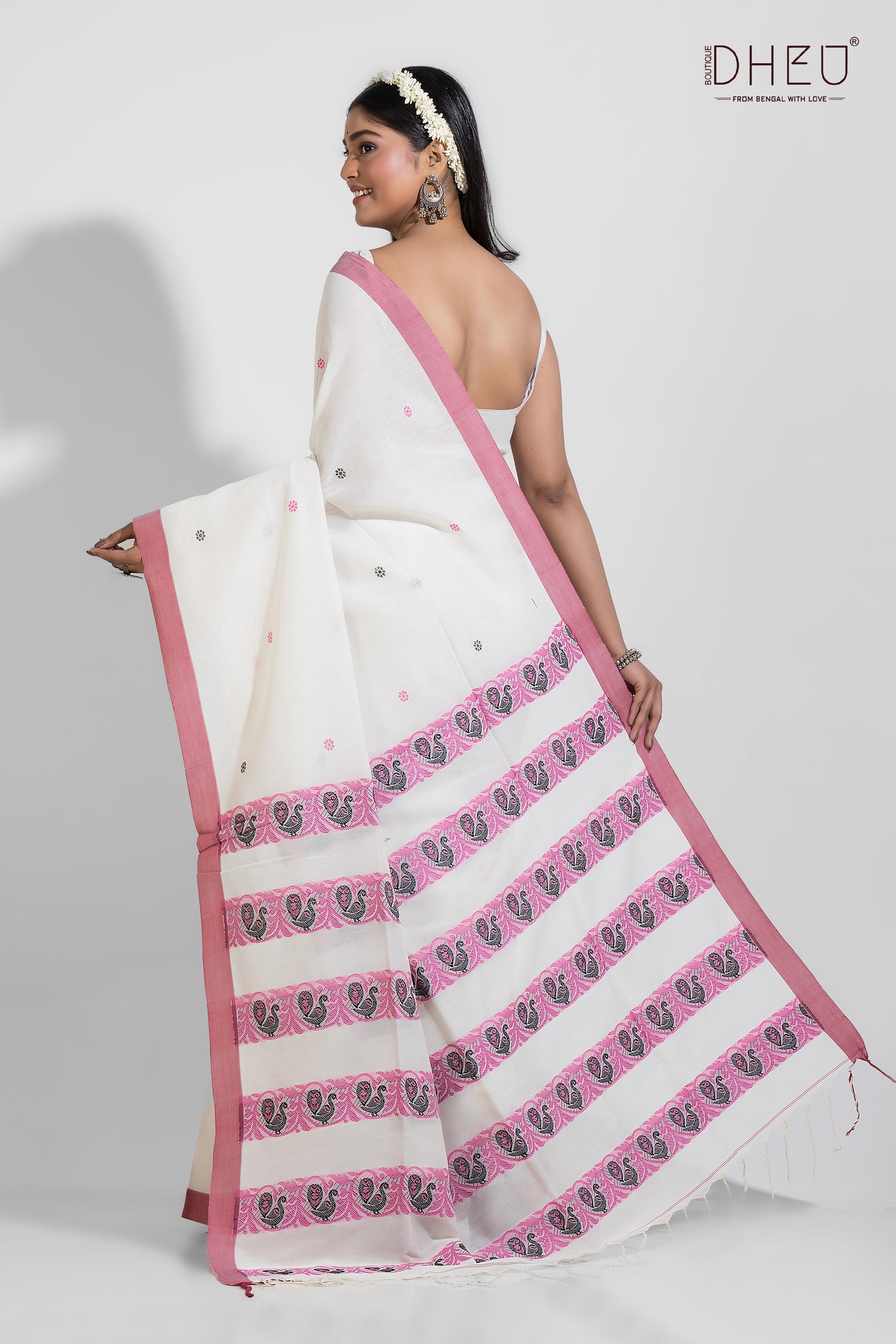 Pure Khadi Cotton Saree (With Handloom Mark Certified)