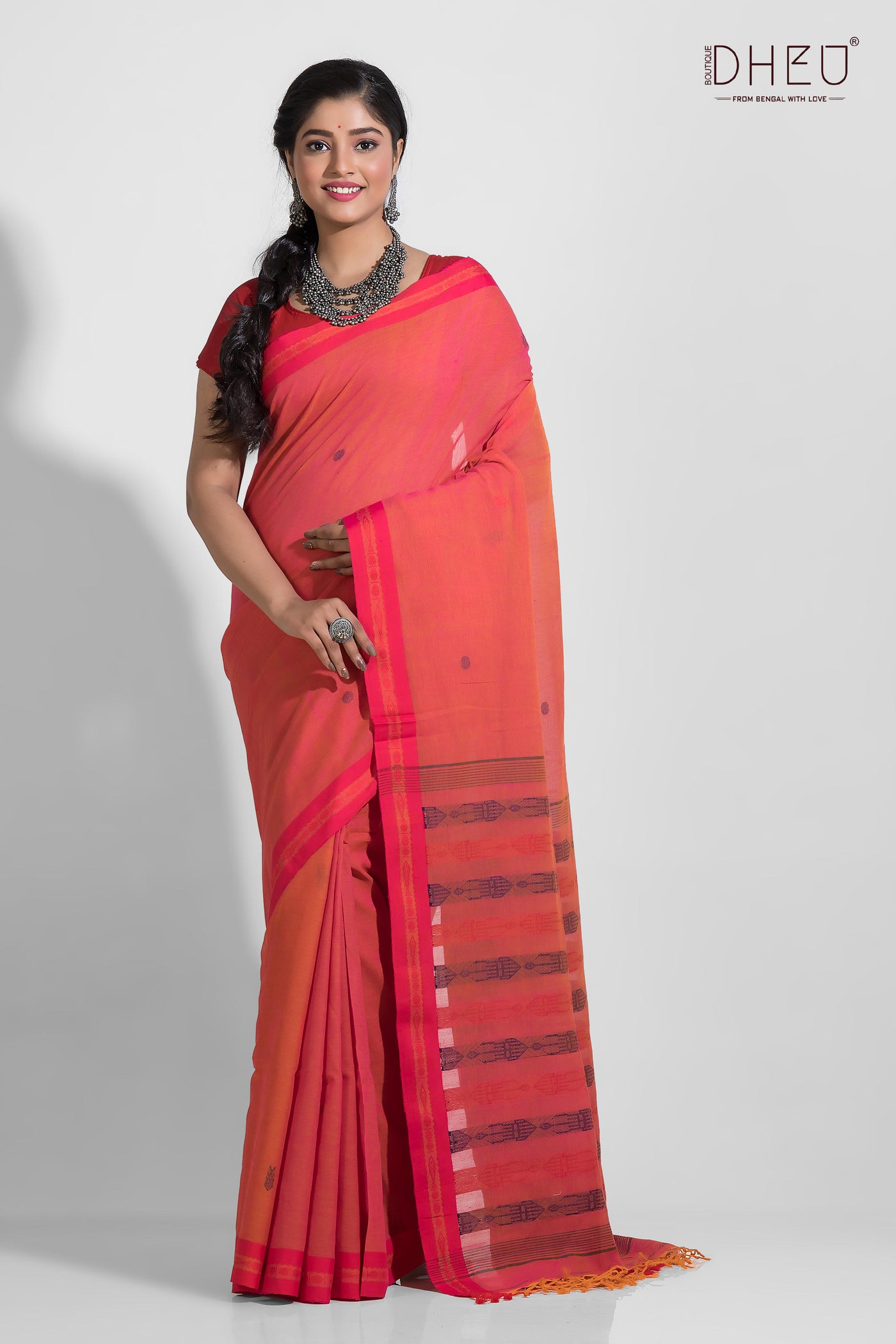 Pure Khadi Cotton Saree (With Handloom Mark Certified)