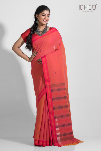 Pure Khadi Cotton Saree (With Handloom Mark Certified)