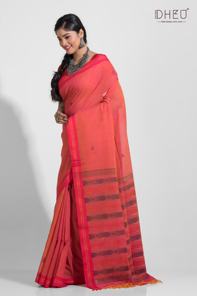 Pure Khadi Cotton Saree (With Handloom Mark Certified)