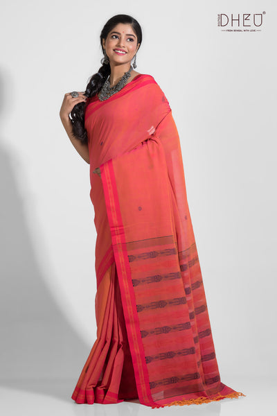 Pure Khadi Cotton Saree (With Handloom Mark Certified)