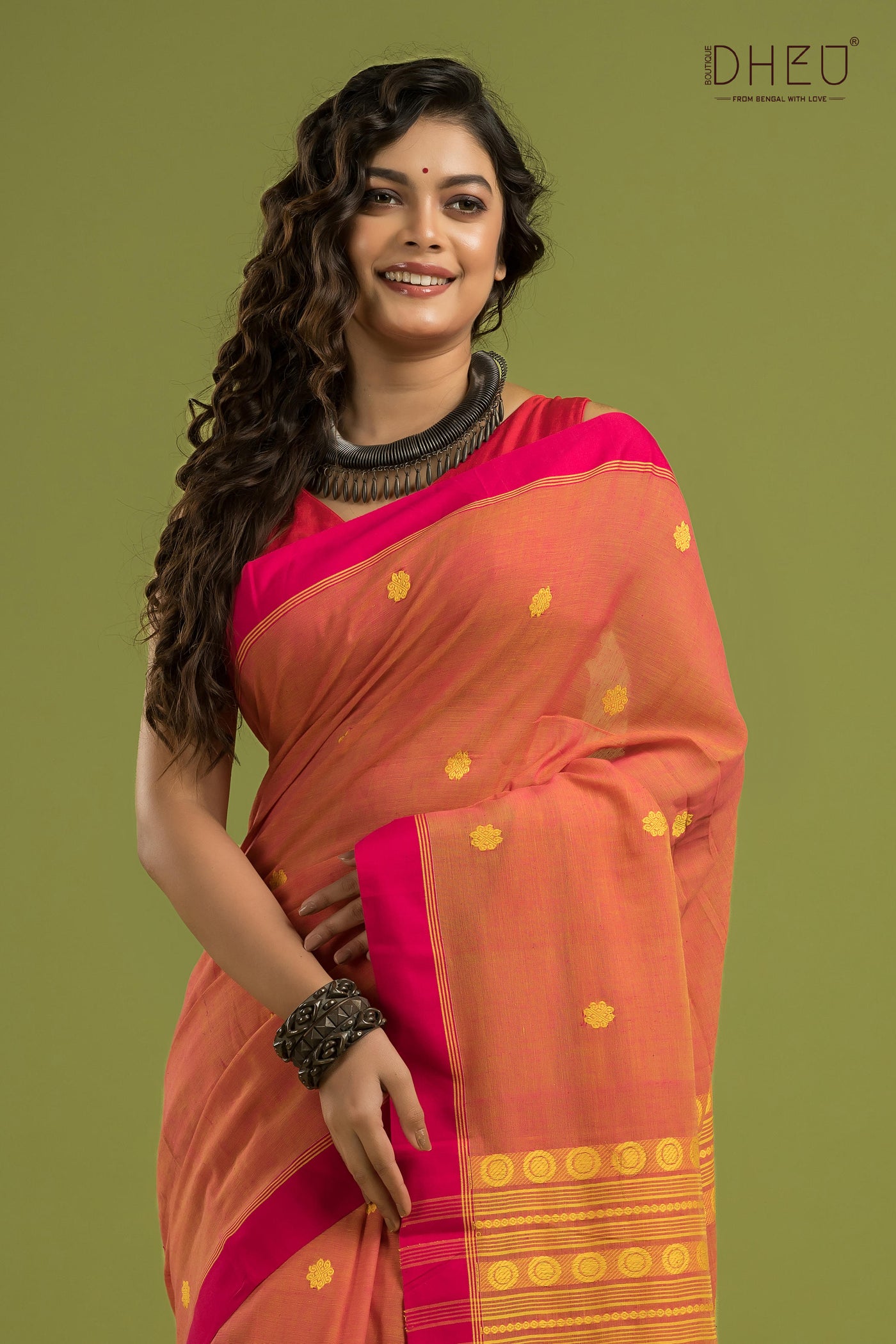 Pure Khadi Cotton Saree (With Handloom Mark Certified)