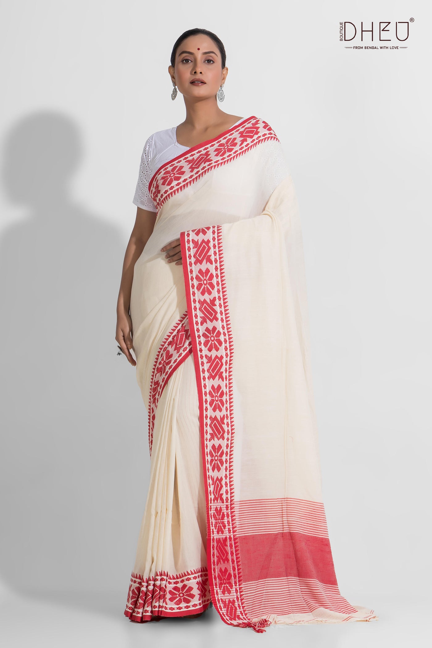 Pure Khadi Cotton Saree