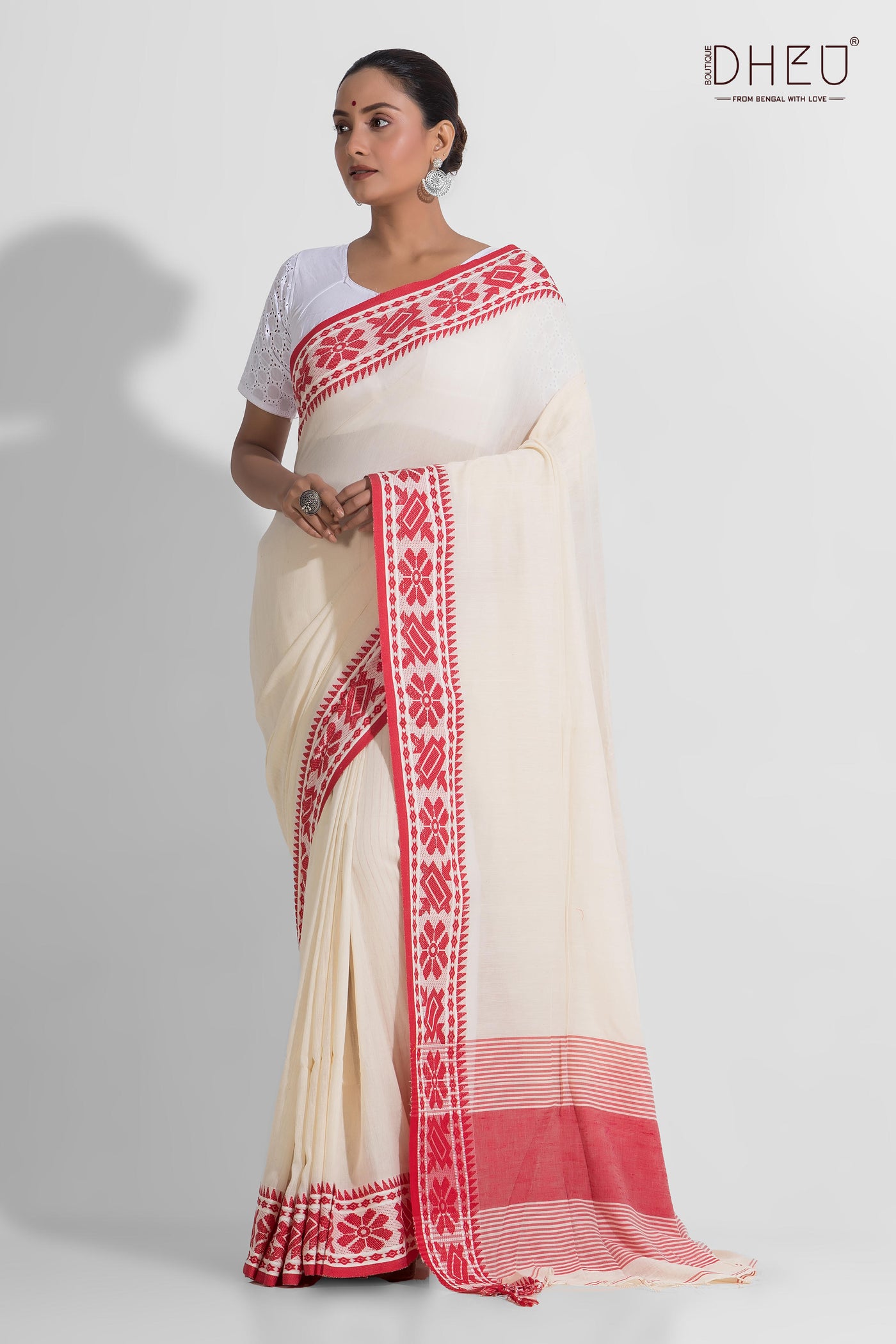 Pure Khadi Cotton Saree