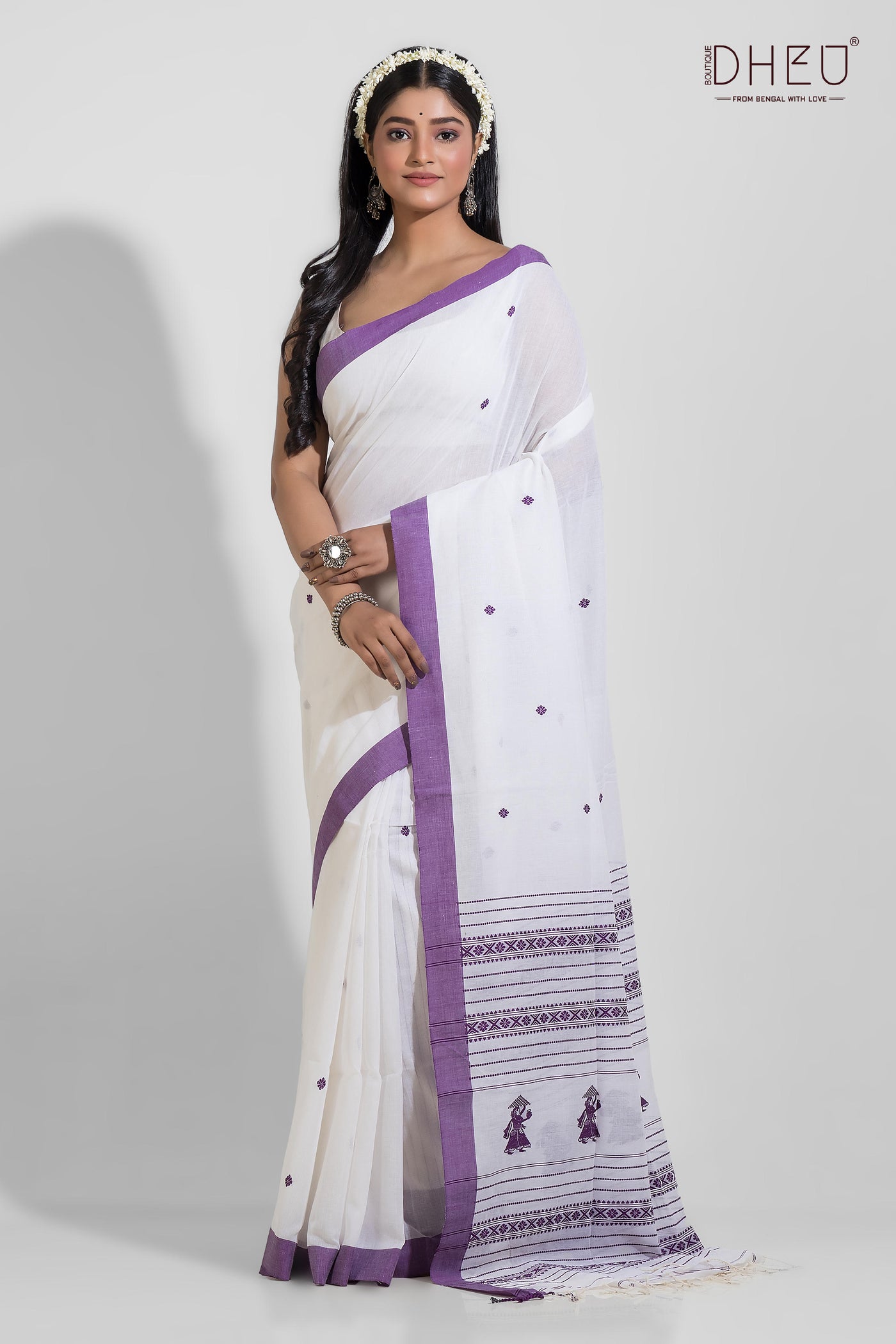 Panzara- Pure Khadi Saree