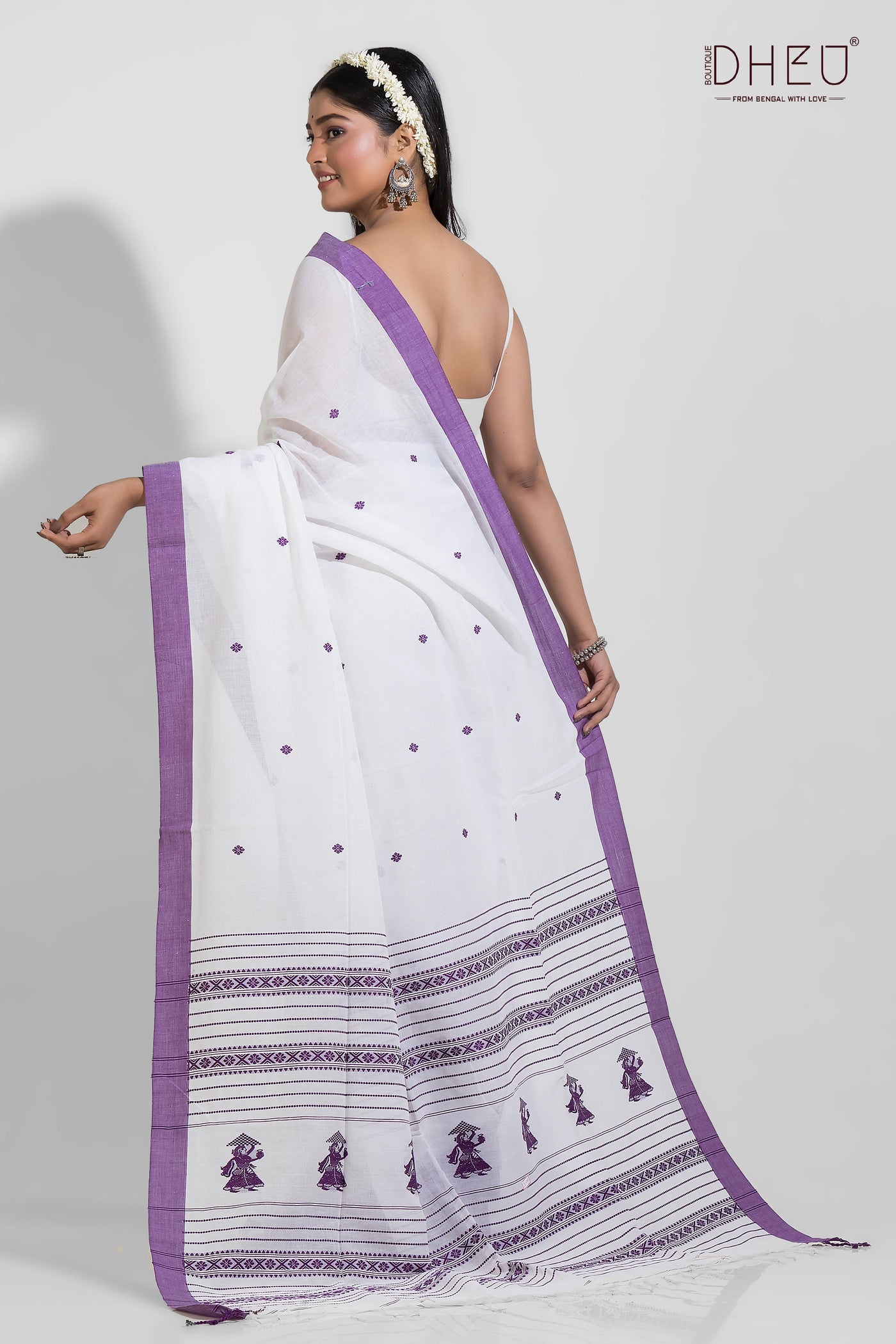 Panzara- Pure Khadi Saree