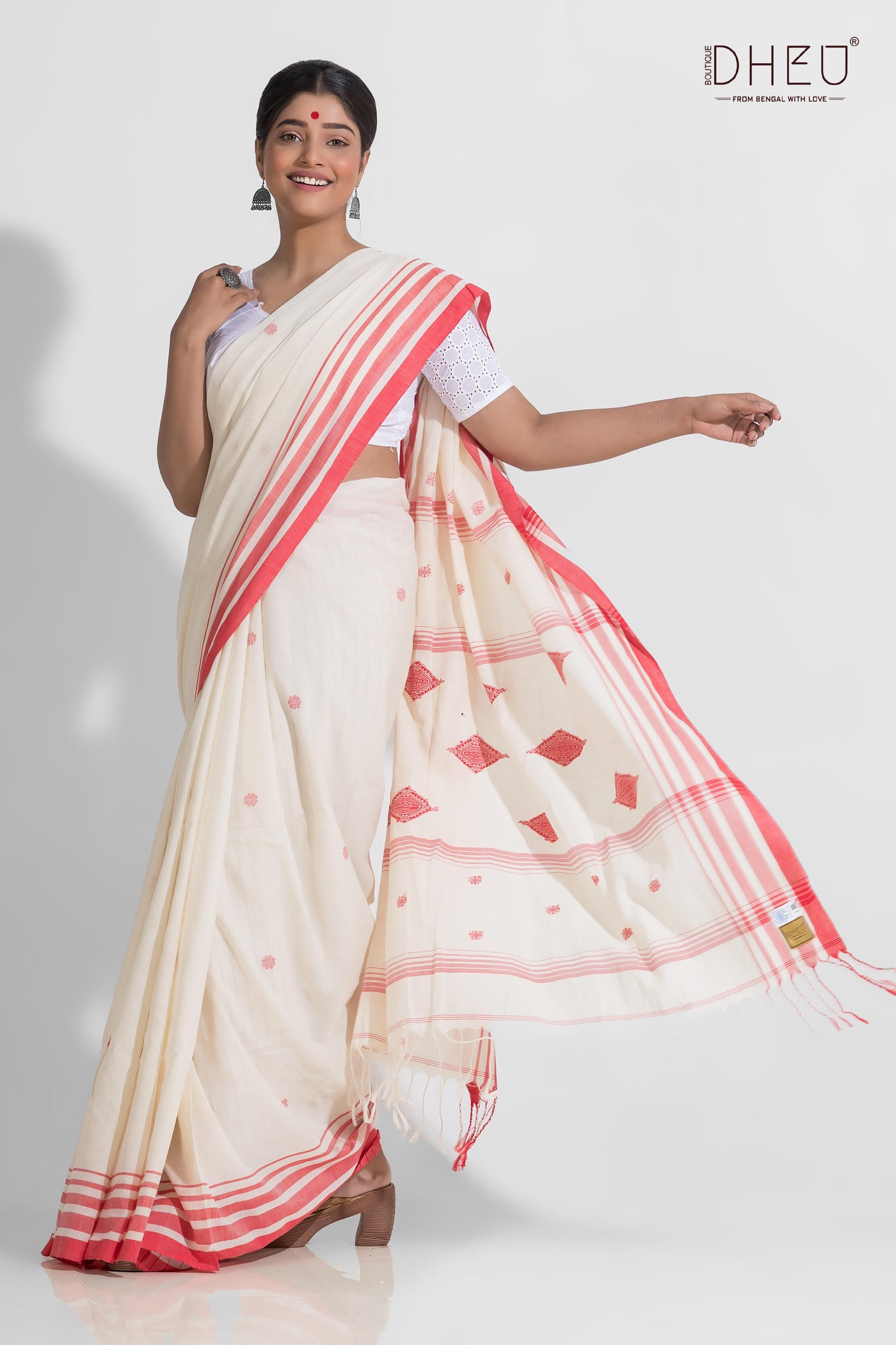 Pure Khadi Cotton Saree