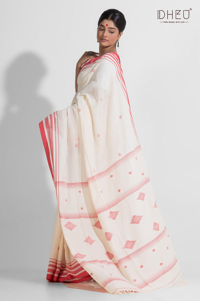 Pure Khadi Cotton Saree